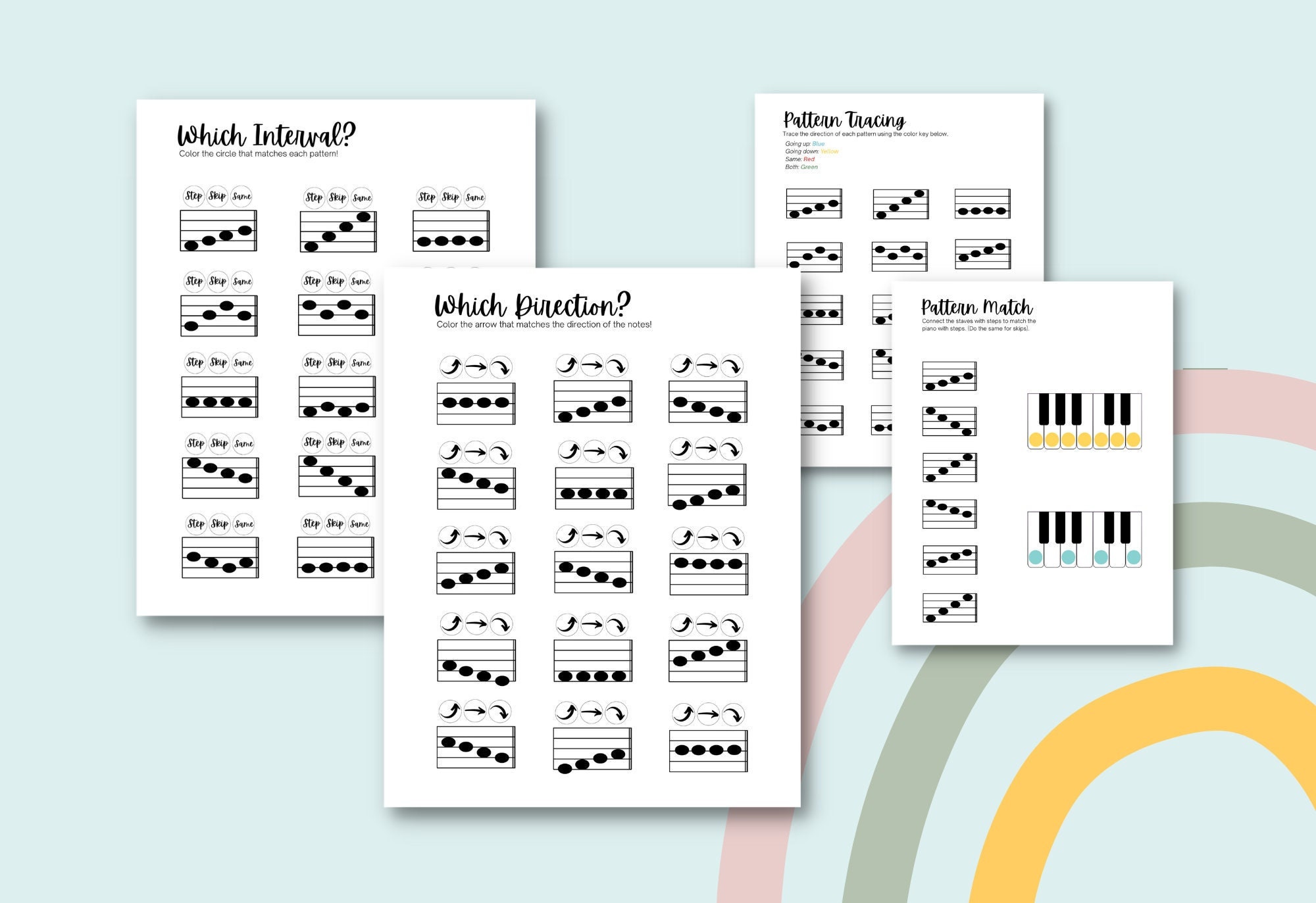 Print These Piano Game Cards And Get To Know New Students - WunderKeys