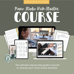 Piano Studio Kick-Starter Course