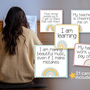 Affirmationskarten für Musikschüler