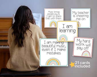 Music Student Affirmation Cards