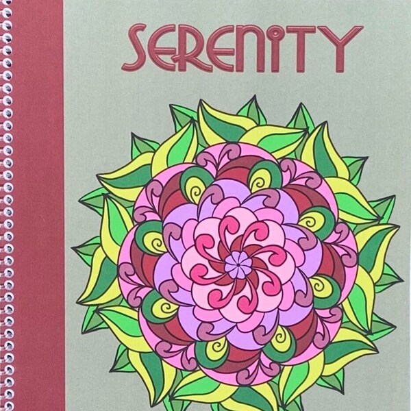 Serenity Adult Coloring Book - Etsy
