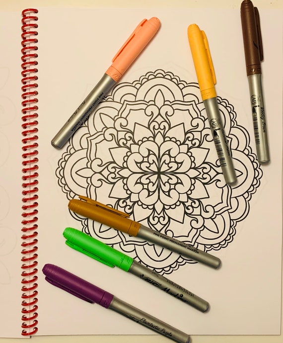 Spiral Coloring Books For Adults - Vol 9: Coloring Books For