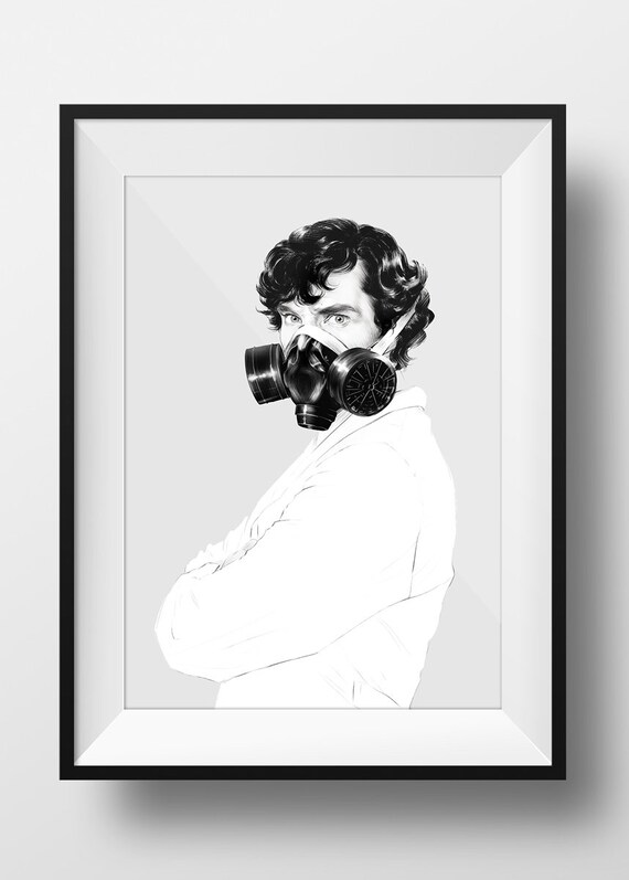 Andrew Scott Benedict Cumberbatch foto impresión de arte cartel