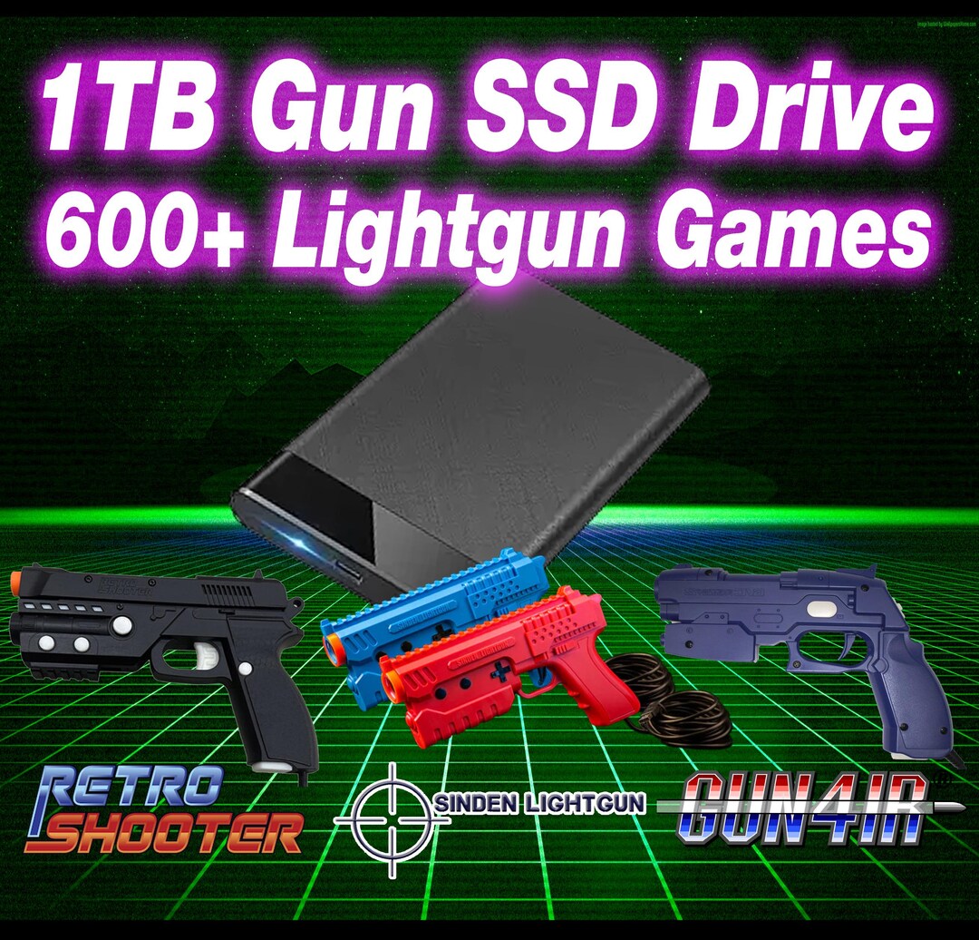 Sinden Light Gun Drive Pre-configured 1TB SSD - Etsy