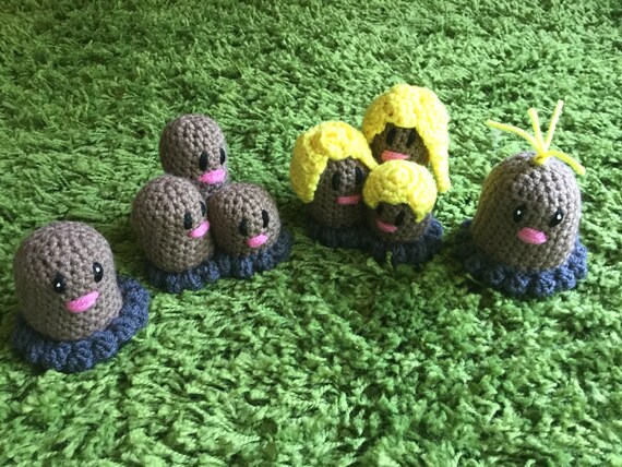 alolan diglett plush