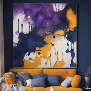Big Dipper - Print on Canvas – Zodiac Wall Decor –  Stars Sky Landscape – Gift for Space Lovers