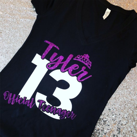 13th birthday squad shirts
