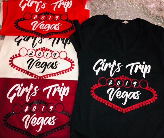 girls vegas trip shirts