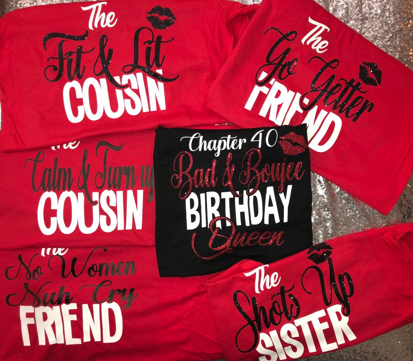 Customized Birthday Queen Shirt–Personalized Birthday Squad Tees for Women-Ideal for Vegas & Miami Trips, Girls Getaway and Birthday Parties