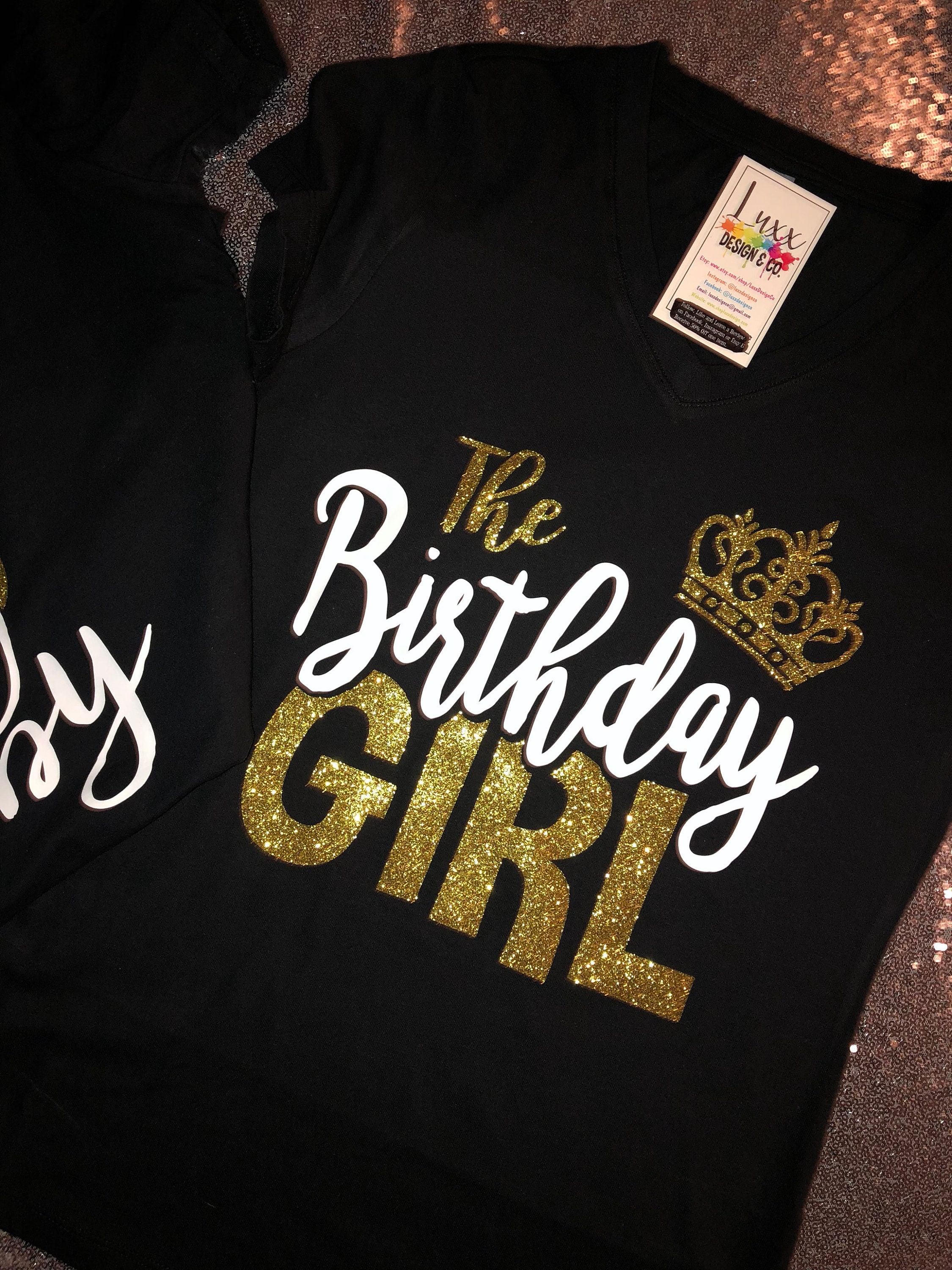 Front OnlyBirthday GirlBirthday Shirts for WomenBirthday | Etsy