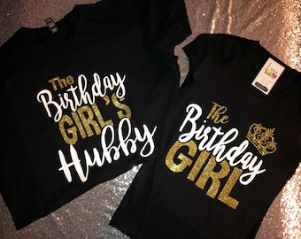 Customized Birthday Queen Shirt–Personalized Birthday Squad Tees for Women-Ideal for Vegas & Miami Trips, Girls Getaway and Birthday Parties