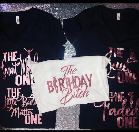 Birthday Bitch T-Shirt - Girly Birthday Shirt Birthday Bitch T-Shirt - Girly Birthday Shirt