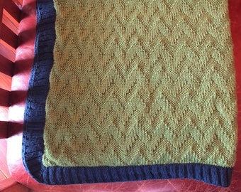 Transflection Blanket PDF knitting pattern