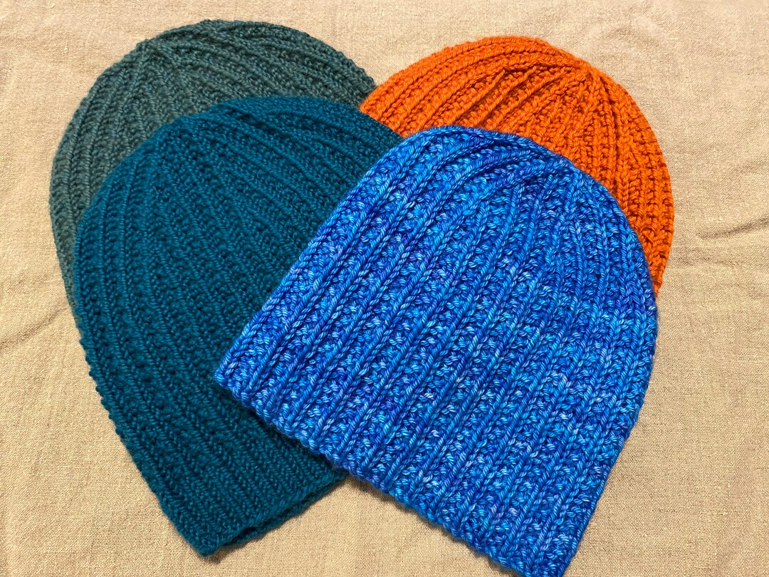 Farrow-rib Hat and Scarf Knitting Pattern PDF Downloads With