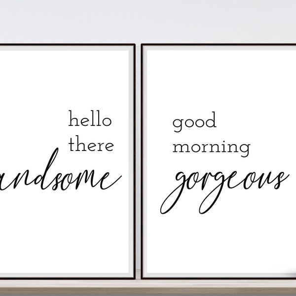 Good Morning Gorgeous Sign - Etsy
