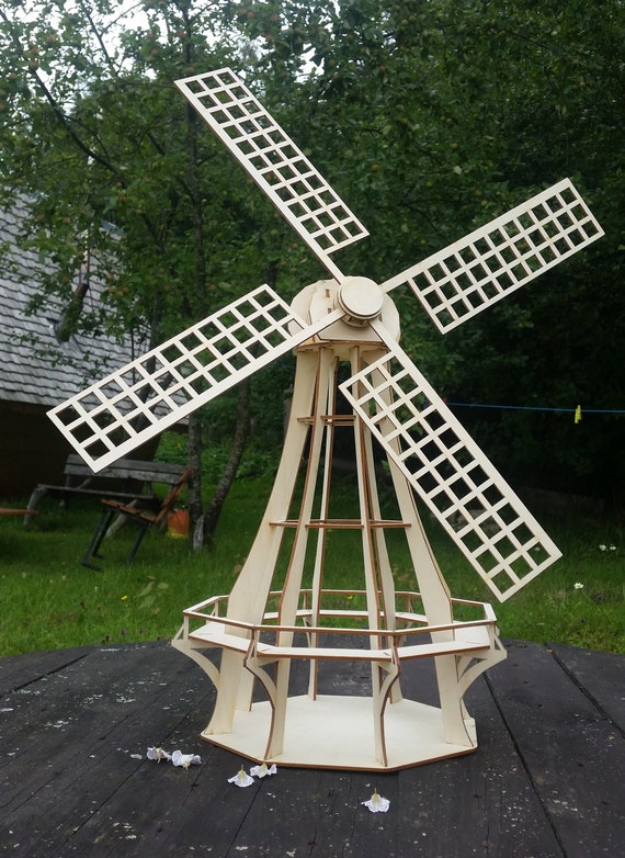 Wonderbaar Windmill Kit Hollandse molen tuin decor houten molen | Etsy NY-04