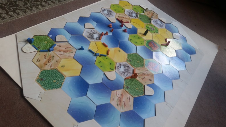 Catan seafarers expansion border frame | Etsy