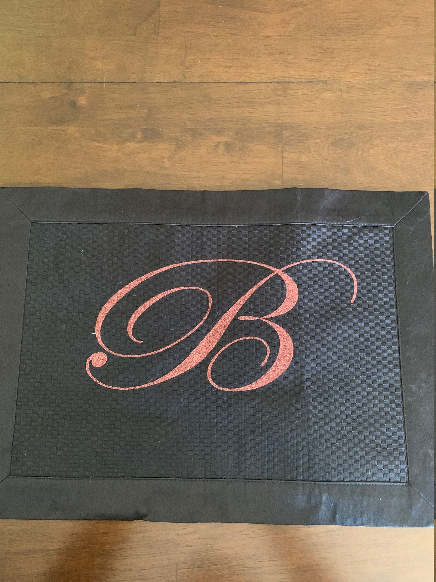 Personalized Table Place Mats. Material Used for Monogram is Etsy UK