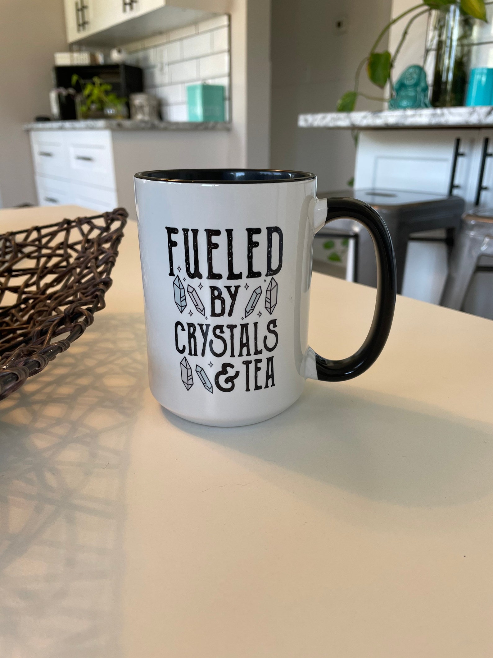 Fueled by Crystals & Coffee/Tea Etsy Polska