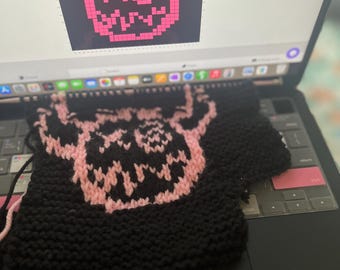 JVB Hooligang Logo Knitting Chart