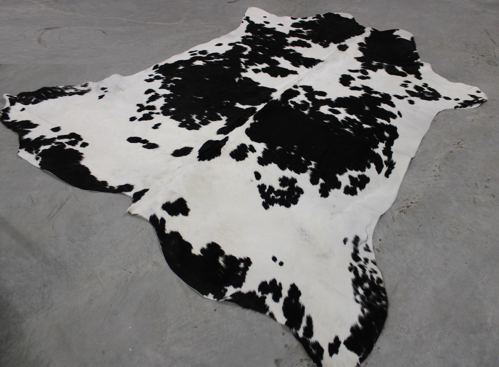 Black & White Speckled Cowhide Rug XL 7x6 Ft L Etsy