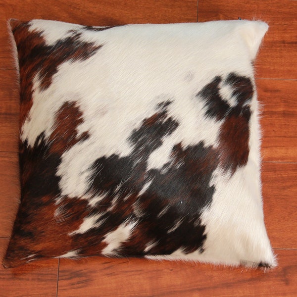 Cowhide Pillow Etsy
