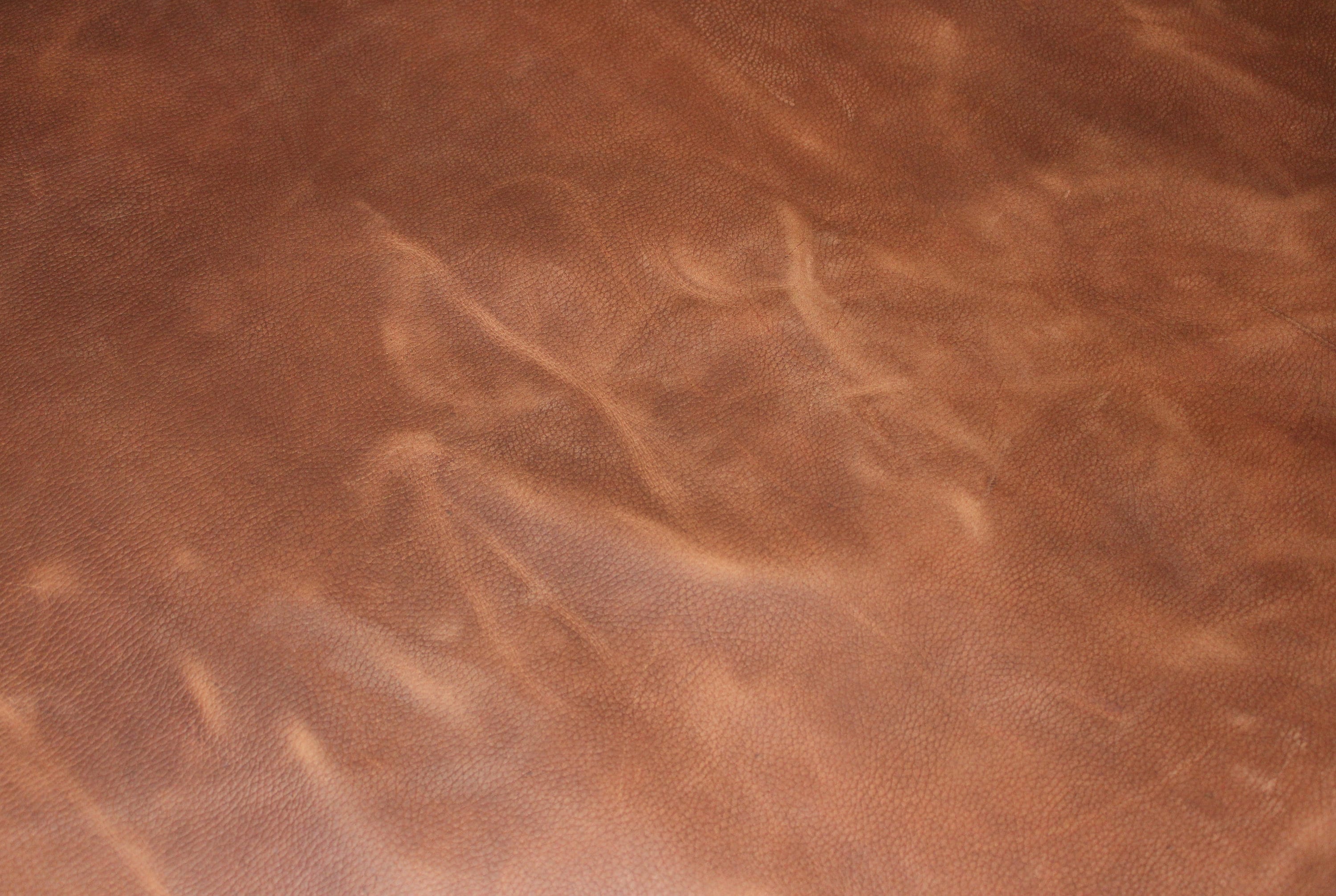 Medium Brown Distressed Leather Hide Thickness 1.6 mm1.8 Etsy