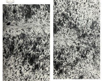 Black & White Speckled Cowhide Sheets | 12&quot;x12&quot;, 12&quot;x18&quot;, 12&quot;x24&quot; Precuts Sheets