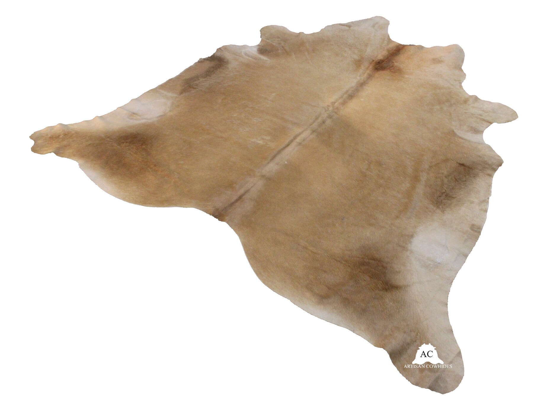 Light Caramel Brown Cowhide rug Size 8 x 65 ft Premium Etsy