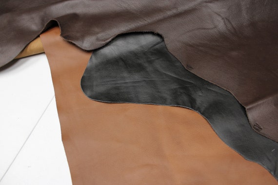 SMOOTH LEATHER BUNDLE - 20 - 25 sq.ft. Bundle - Soft Leathers 3 - 4 Colors