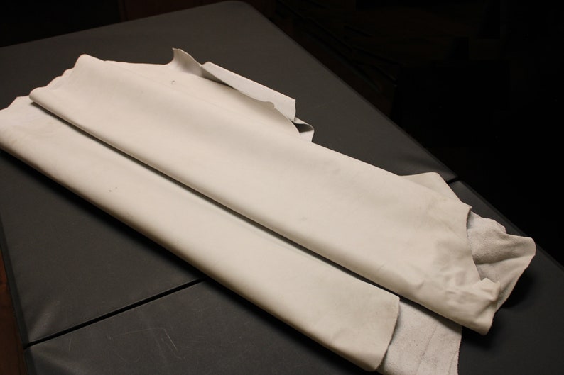 WHITE COWHIDE LEATHER for Lining Genuine Cowhide Lining Etsy
