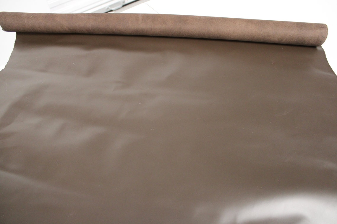 Chocolate zippered Casual  Boots Cowhide Leather