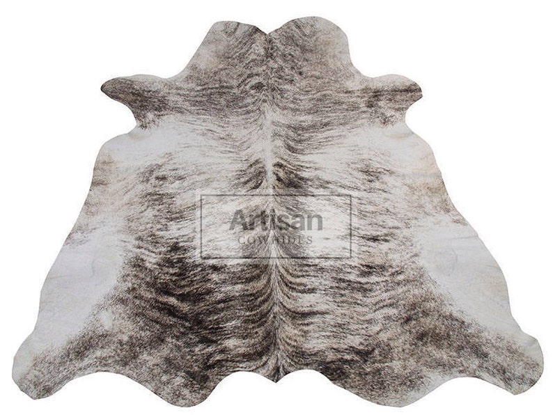 Gray Brindle Cowhide gray Light Cowhide Rugs Housewarming Etsy