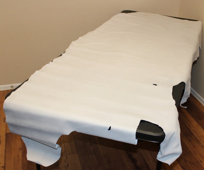 WHITE COWHIDE LEATHER for Lining Genuine Cowhide Lining Etsy