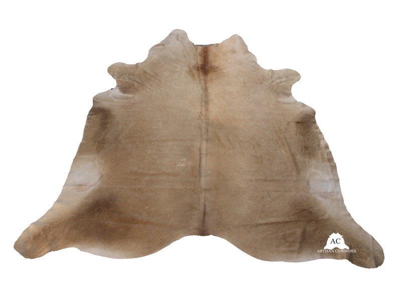 Light Caramel Brown Cowhide Rug Size 8 X 65 Ft Premium Etsy