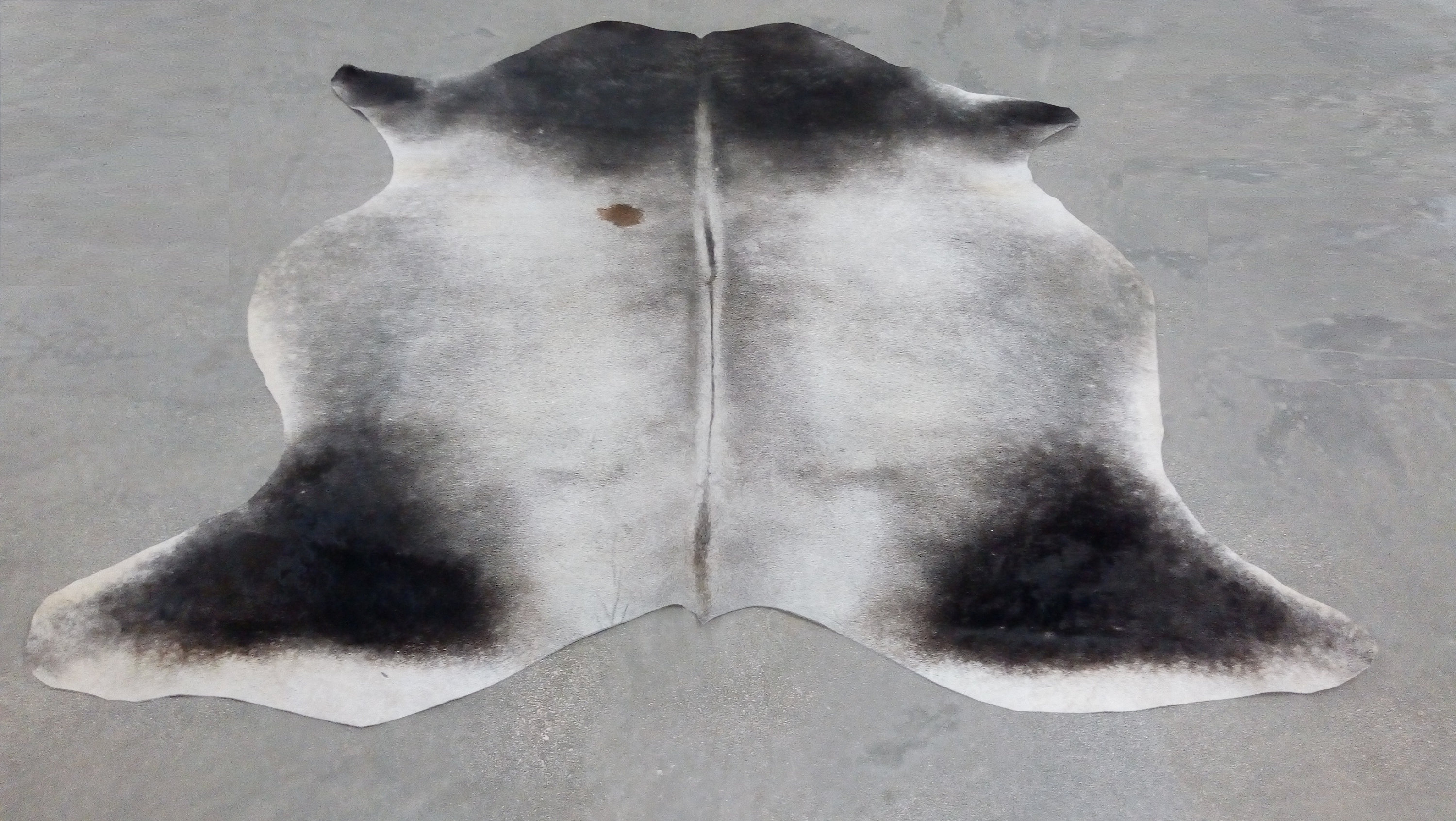Gray Black Cowhide Rug 7 X6 7 Feet Cow Skin Rug Etsy