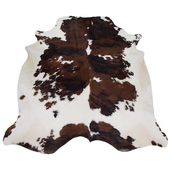 Tricolor Cowhide Rug/ Size (7'X6' Ft, 6'x5' Ft)/ Premium Quality Cowhide Rug