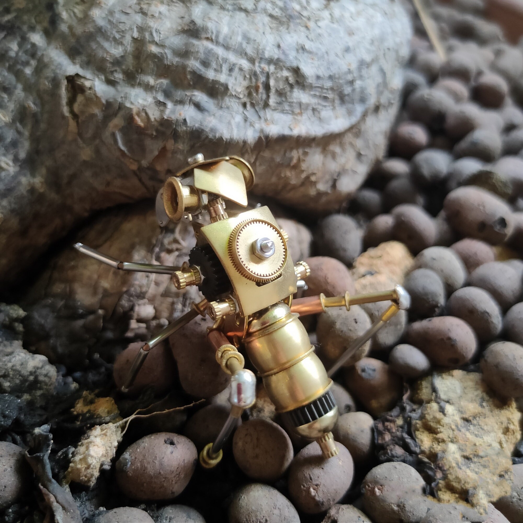 Cricket Figurine Steampunk Bug Metal Insect,steampunk Mechanical Insect ...