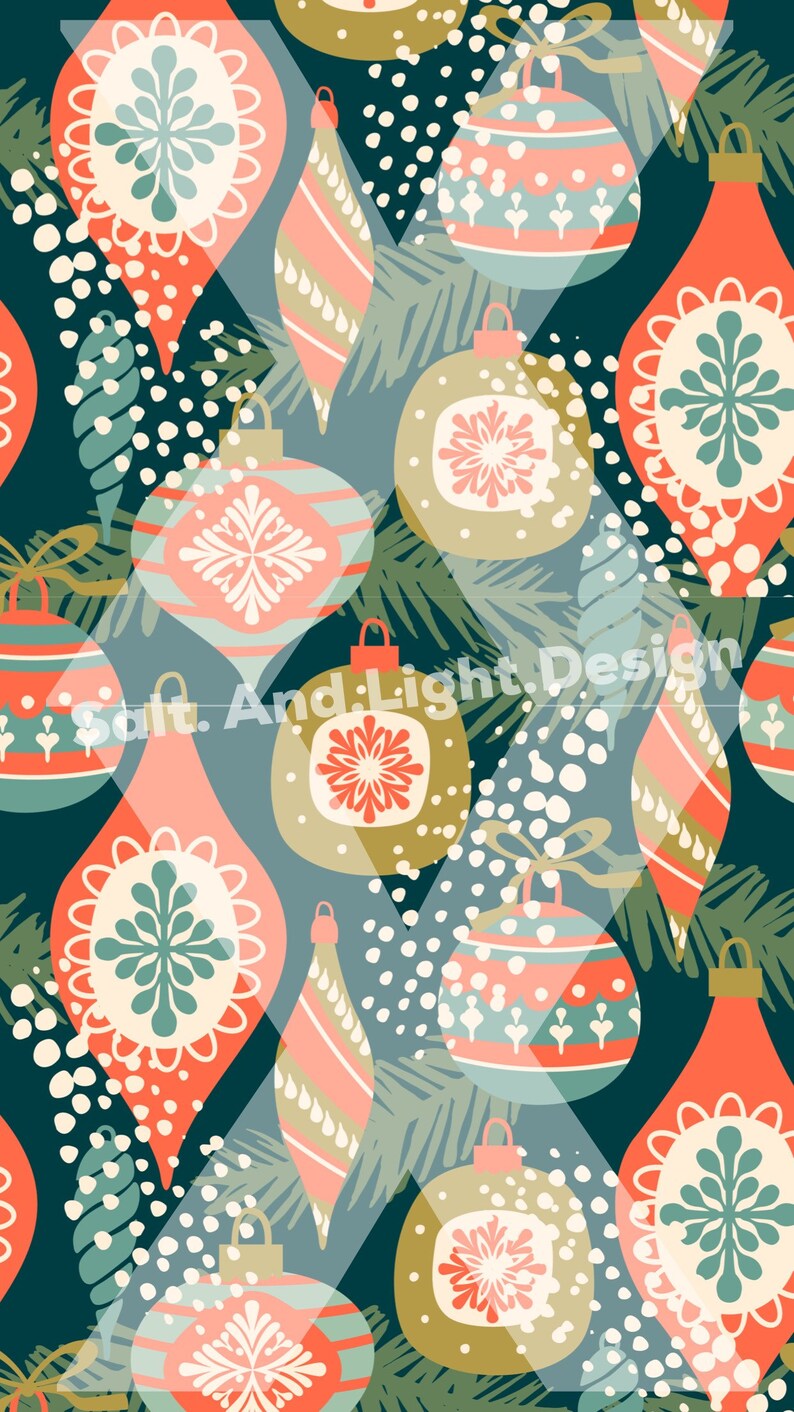 Fun Christmas /& New Years Phone Lock Screen Wallpaper Bundle of Three 3