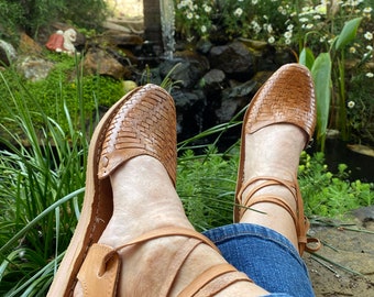 lace up mexican huaraches