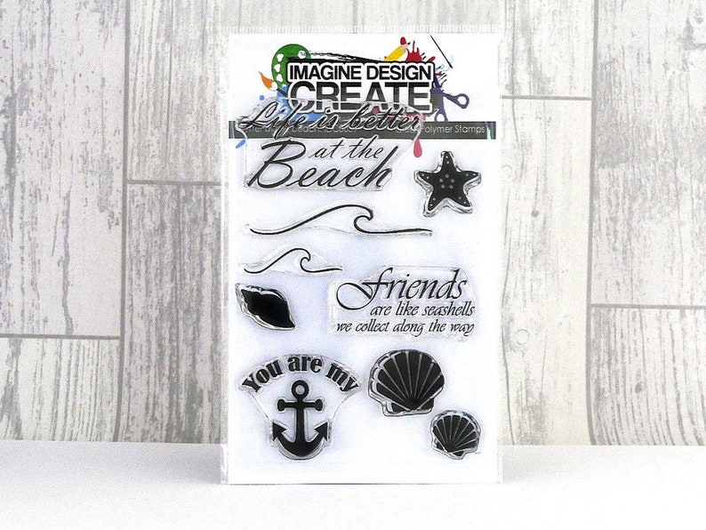 Better at the Beach A6 stamp set image 1