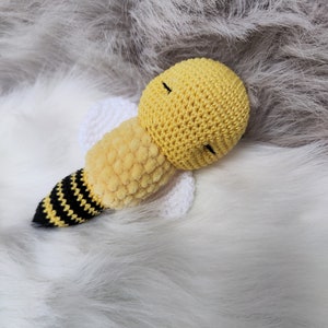 Crochet toy rattle, Crochet amigurumi, Crochet Bee, PDF, Amigurumi, Toy, Toy rattle, Bee