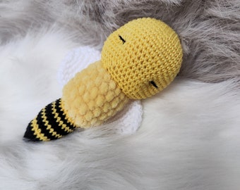 Bee Baby Rattle Crochet Pattern PDF
