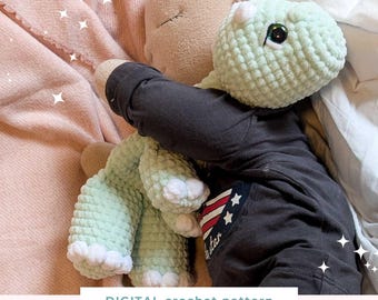 Dinosaur Lovey Crochet Pattern PDF