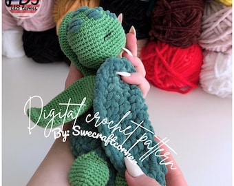 Turtle Baby Lovey Crochet Pattern PDF
