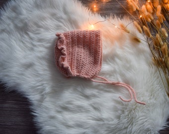 Baby Bonnet Crochet Pattern PDF