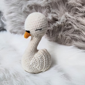Crochet amigurumi Swan, Crochet pattern Swan, PDF, Crochet stuffed animal