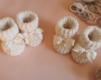 Quick Baby Booties Crochet Pattern PDF