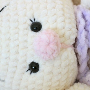 Crochet amigurumi pattern, crochet animals, crochet bunny pattern, crochet baby, crochet pattern for babies, swecraftcorner, easy to follow image 6