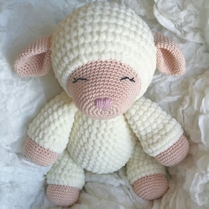 CROCHET PATTERN Us Terms Little Mary Lamb Baby Crochet Lamb Stuffed Toy PDF Swecraftcorner Baby Gift Crochet Gift Etsy Canada
